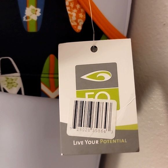 EQ Swimwear Surfboard Passion Bikini Top Size XS - Picture 4 of 6